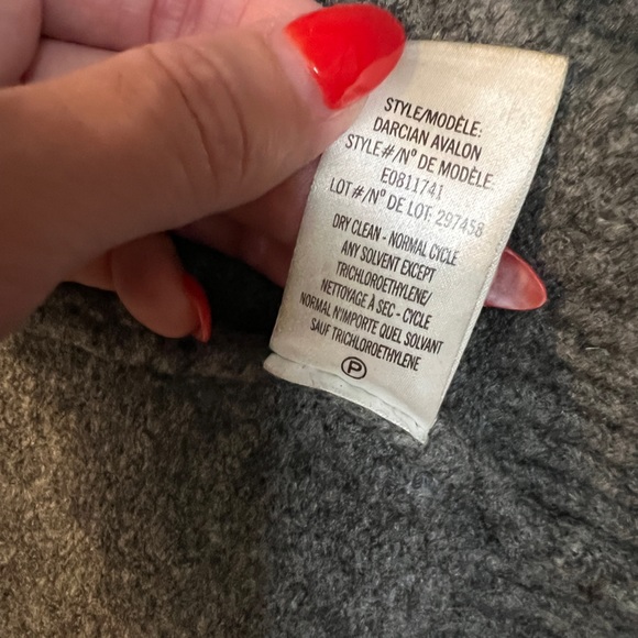 Theory gray Wool yak blend open front cardigan jacket small - Picture 9 of 13